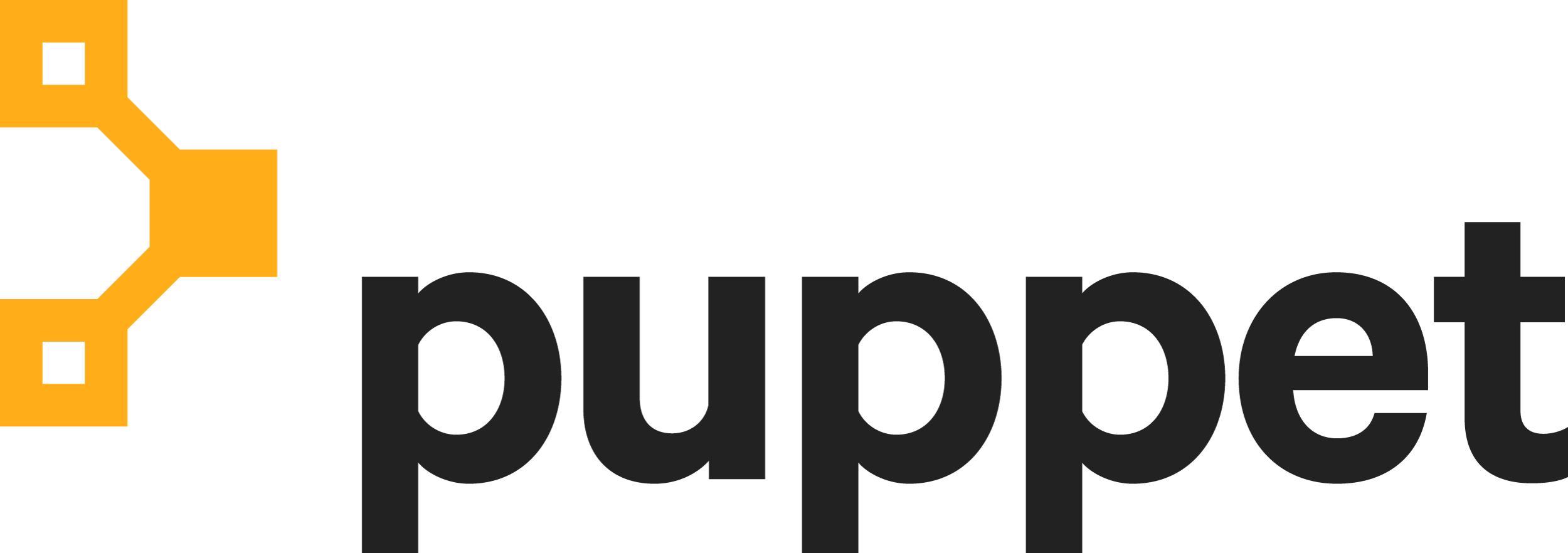 Puppet Logo Amber Black lg - DevOpsBuzz