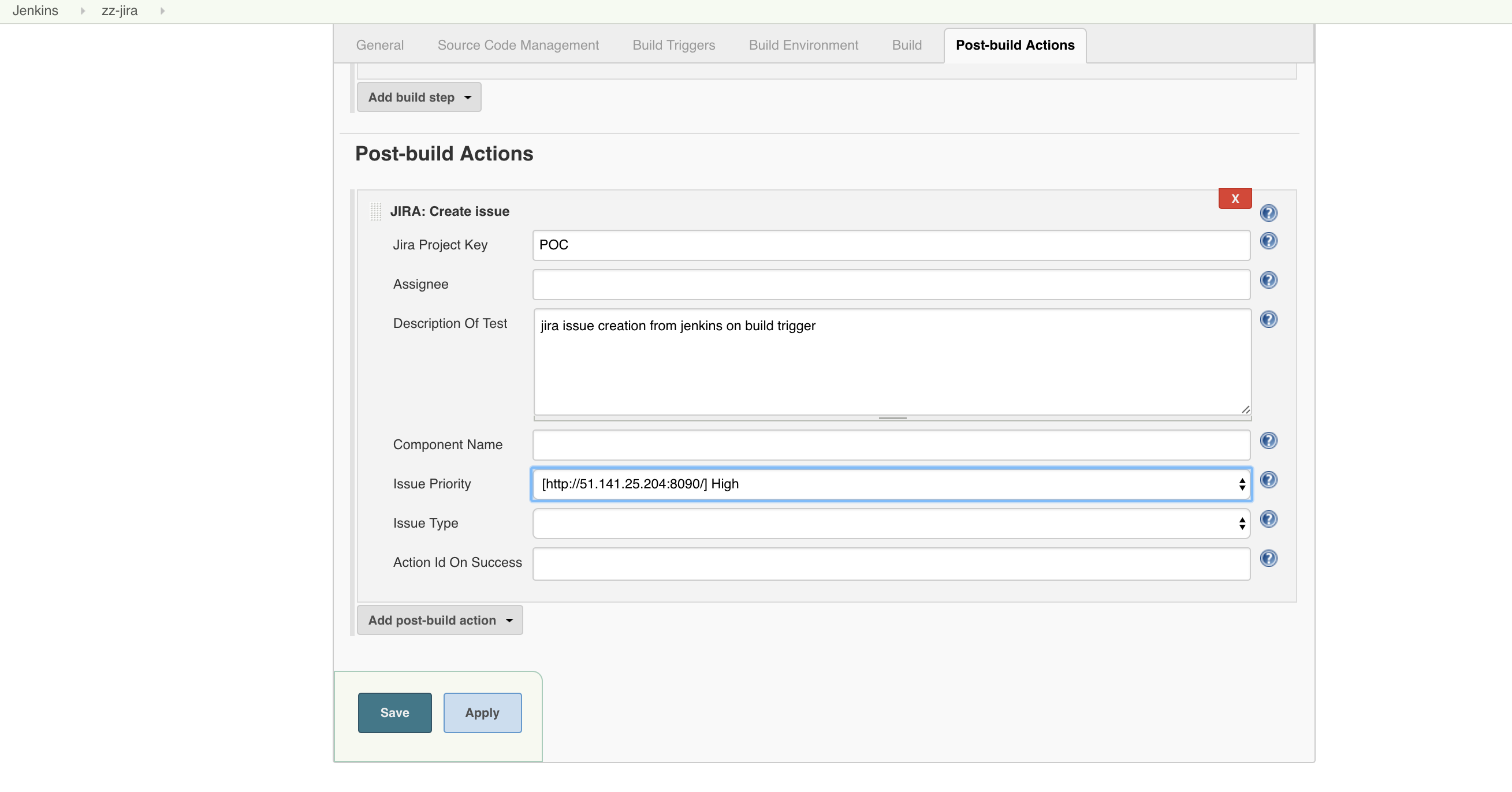 create jira issue priority selected - DevOpsBuzz