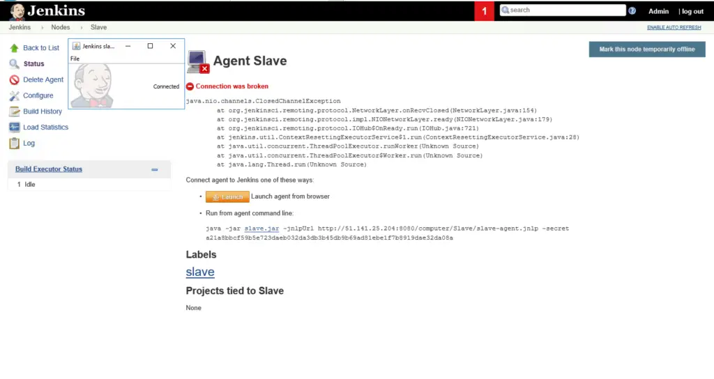 Jenkins Windows Slave Configuration (With Screenshots)