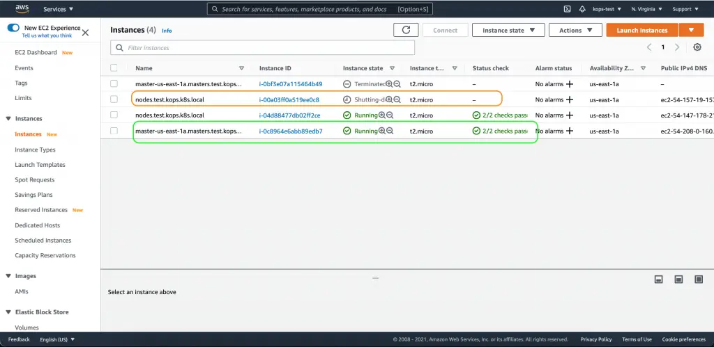 Shutting down node for Kops scmquest