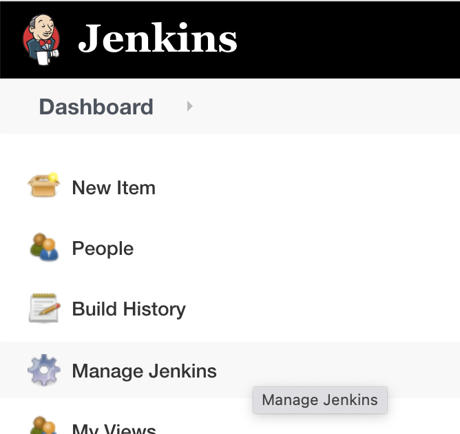 Manage Jenkins 