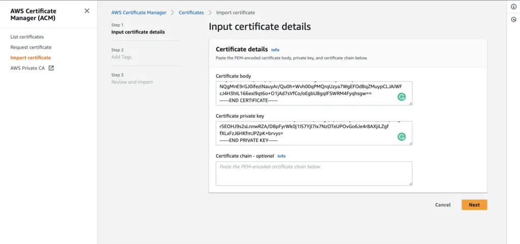 Import cert ACM 1 - DevOpsBuzz