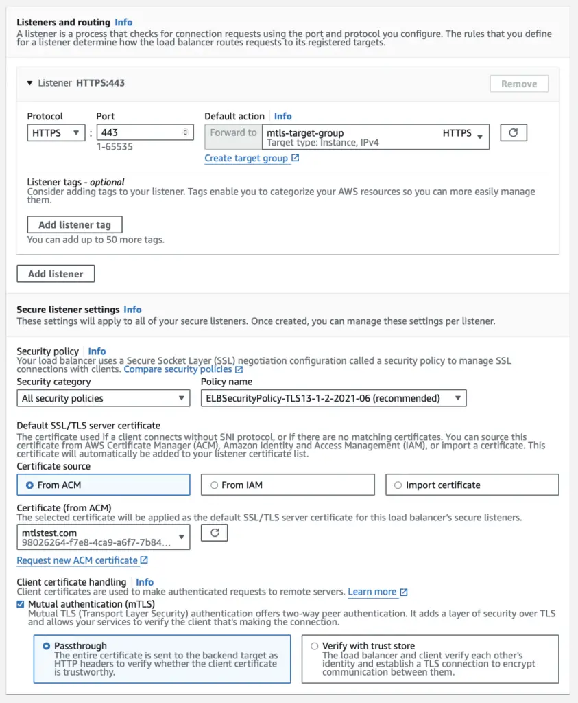 create alb for passthrough mtls 2 - DevOpsBuzz