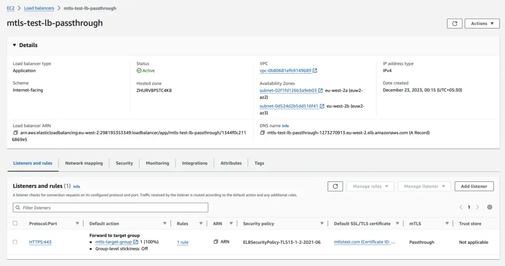 create alb for passthrough mtls 5 - DevOpsBuzz